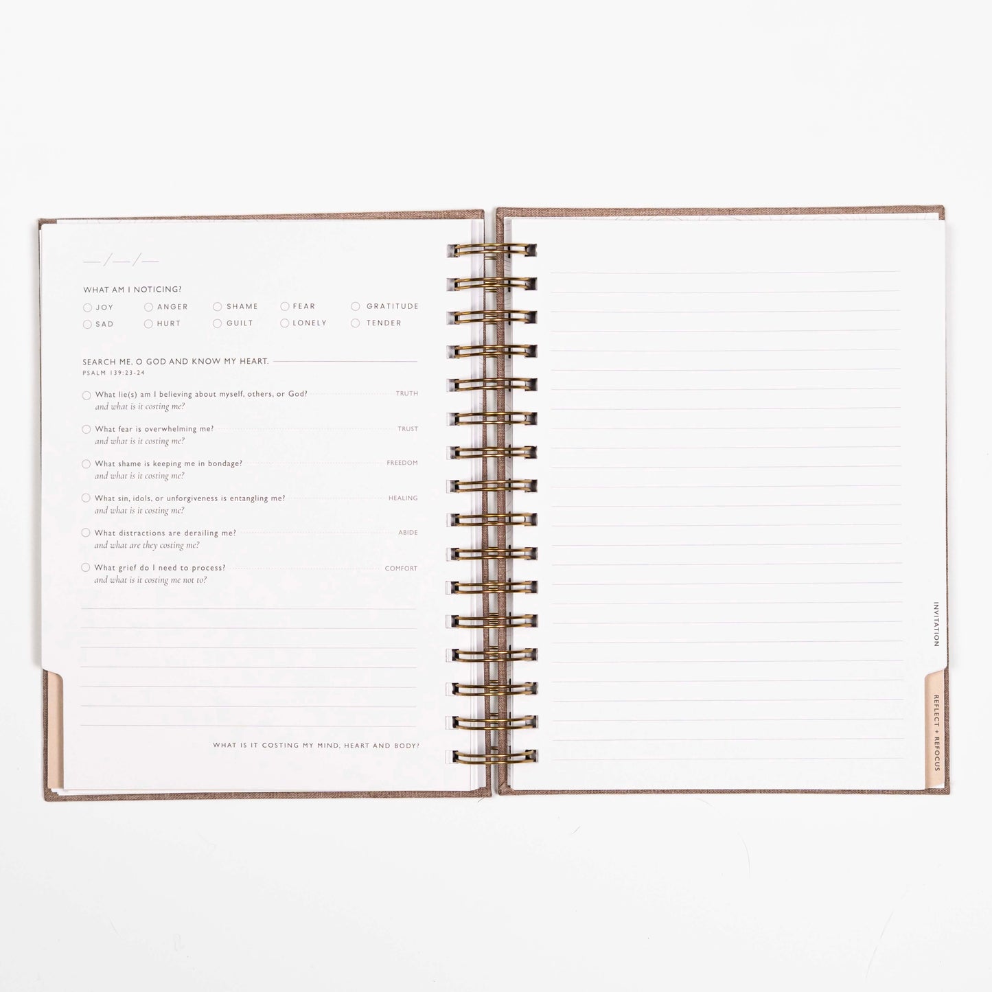 Dwell Journal : Gold Spiral